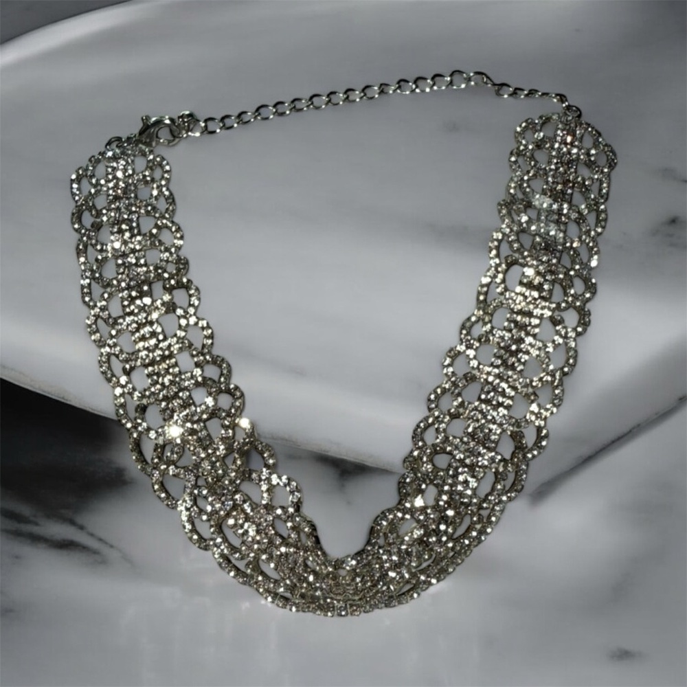 Diamond Silver choker